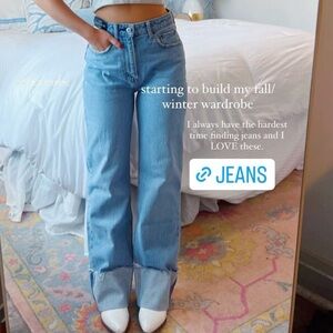 Abercrombie & Fitch The 90's Relaxed Jean High Rise